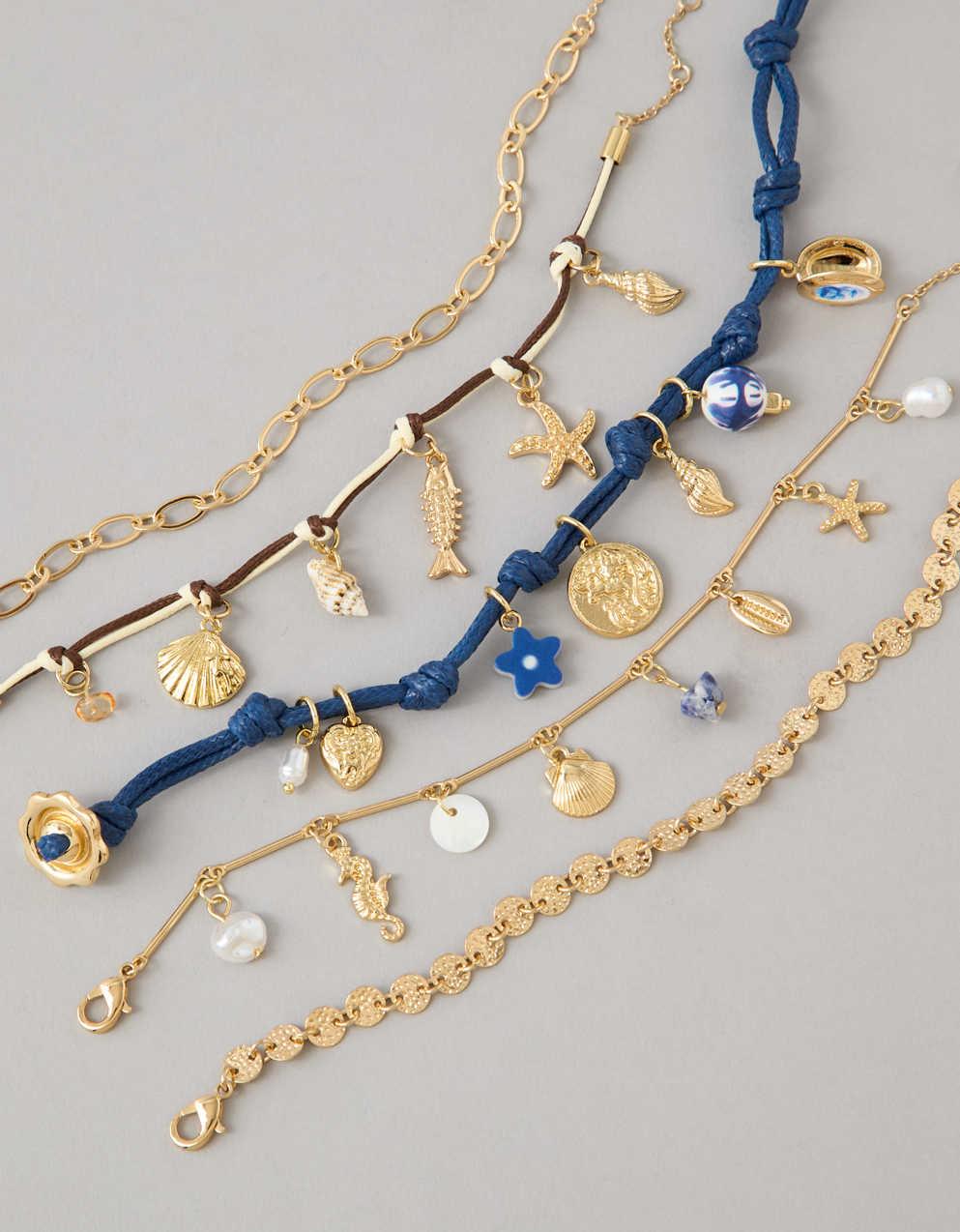 AE Sea Charm Bracelet 3-Pack