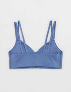 OFFLINE By Aerie Real Me Ruched Strappy Sports Bra
