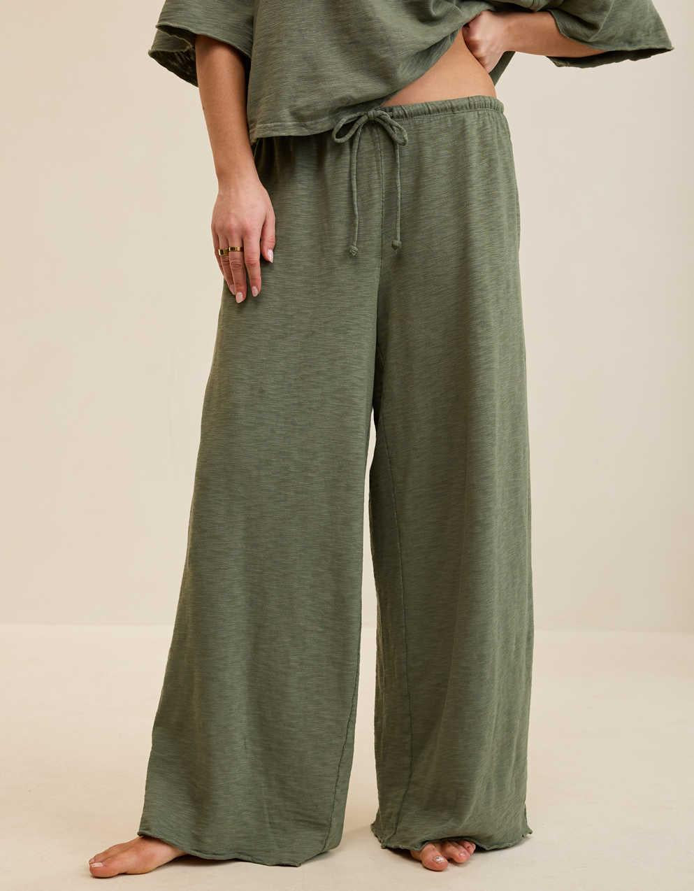 Aerie It's Casual Knit Slub Trouser