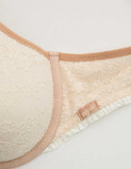 Show Off Vintage Lace Plunge Push Up Bra