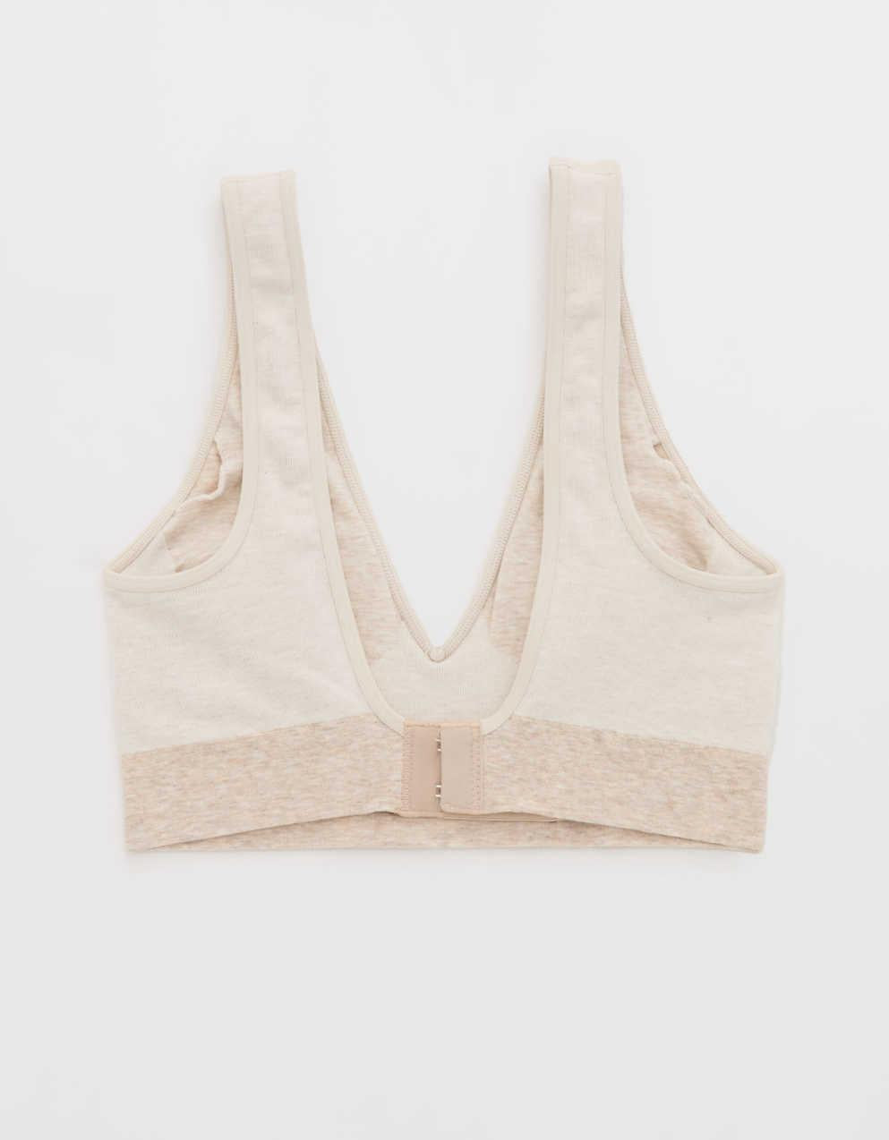 Superchill Cotton Seamless Plunge Bralette
