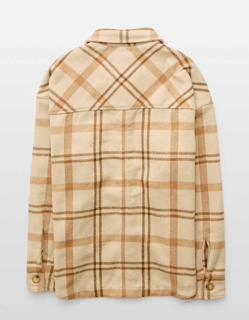 AE Plaid Shacket