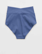 Aerie Ruched High Waisted Full Coverage Bikini Bottom