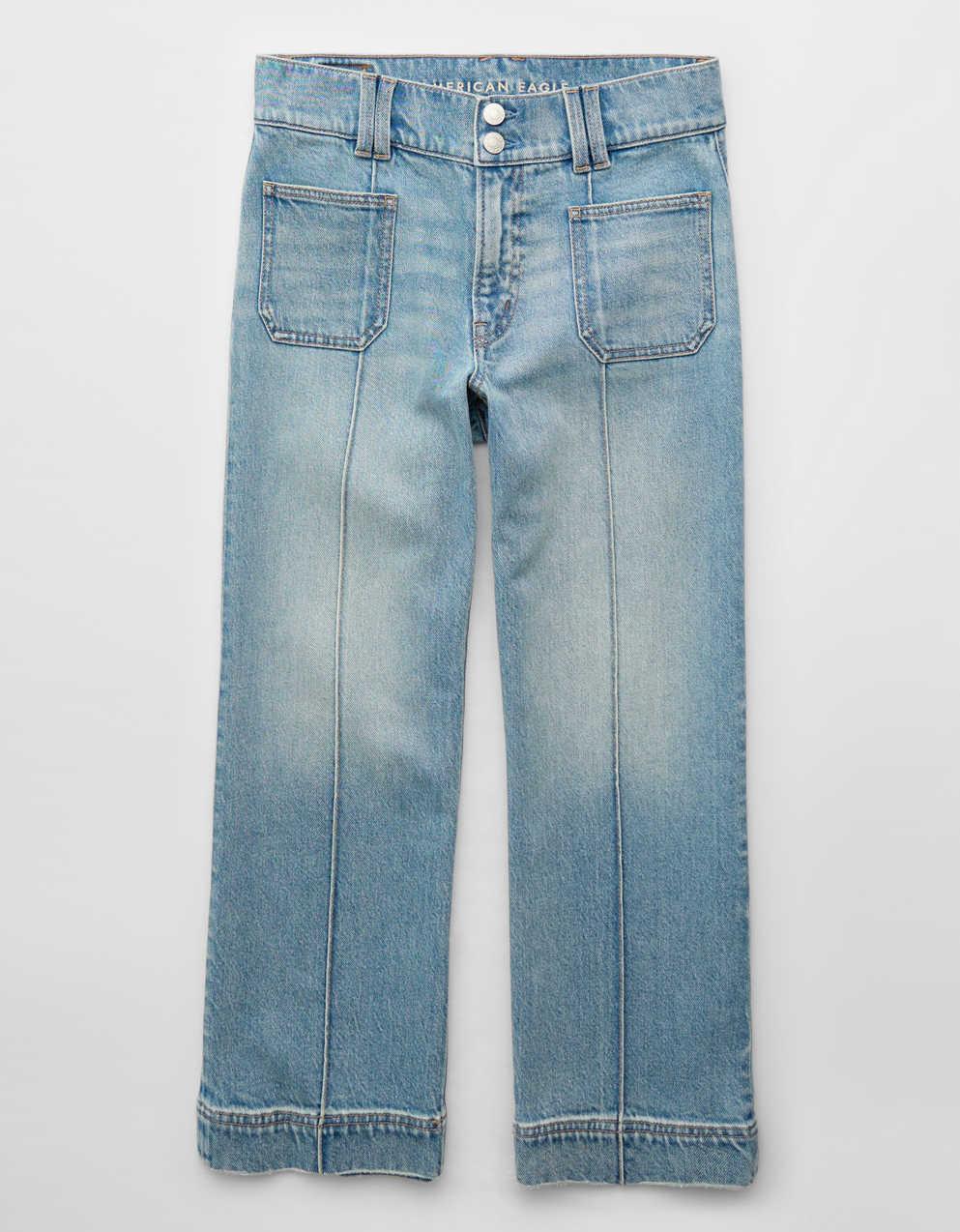 AE Stretch High-Waisted Stovepipe Crop Jean