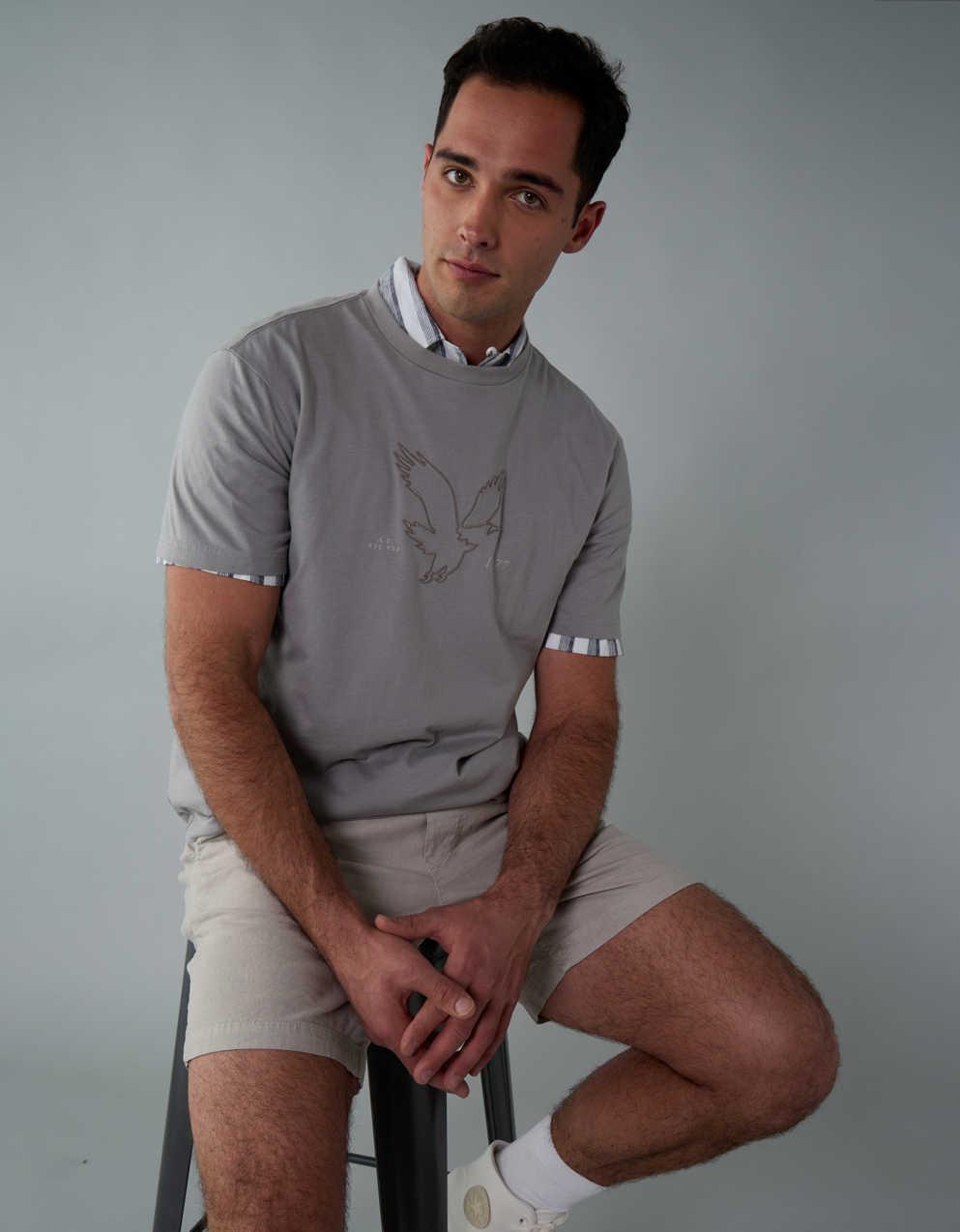 AE Standard Fit Logo Graphic T-Shirt