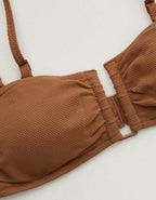 Aerie Pique Bandeau Bikini Top