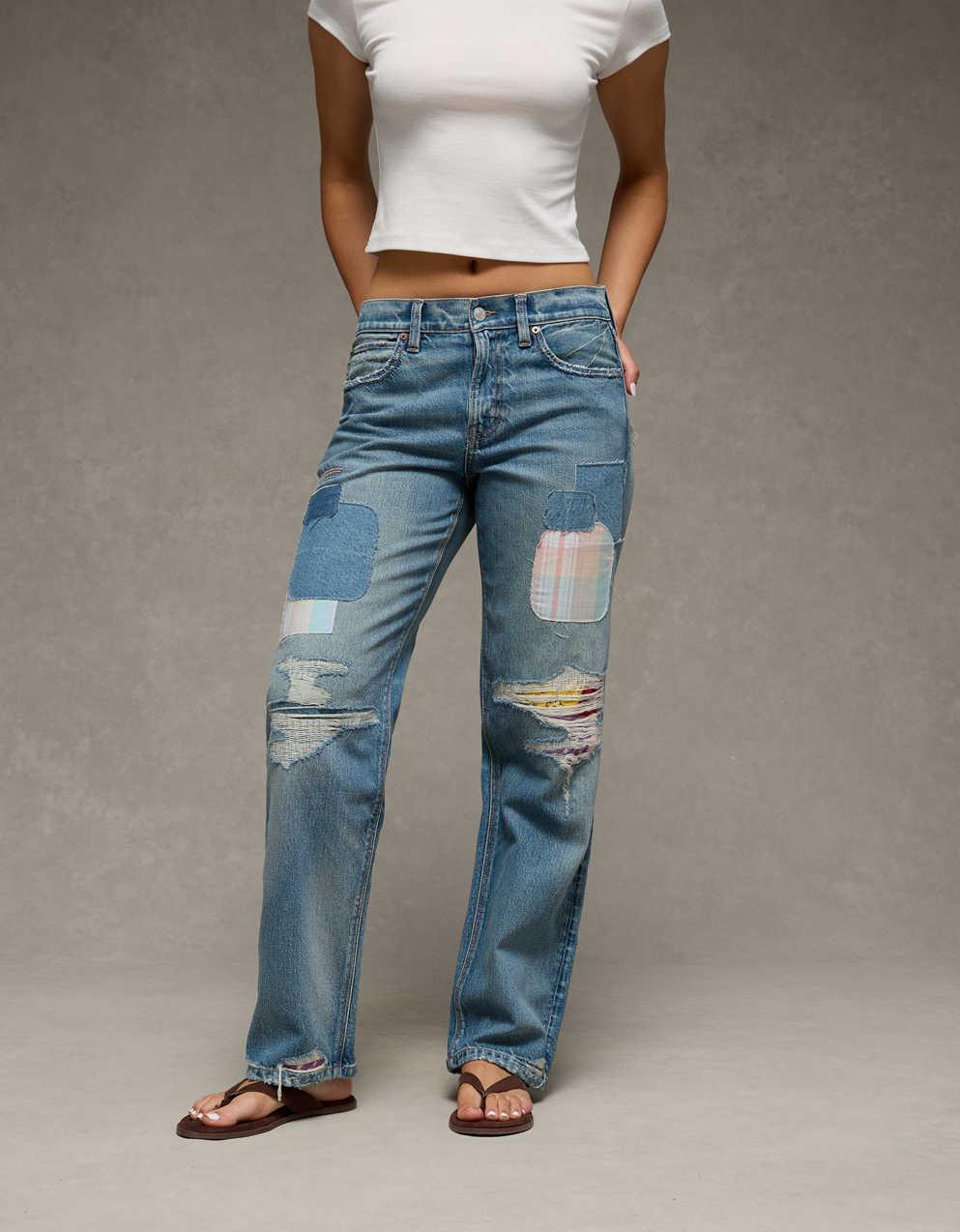 AE Pride Low-Rise Baggy Straight Jean