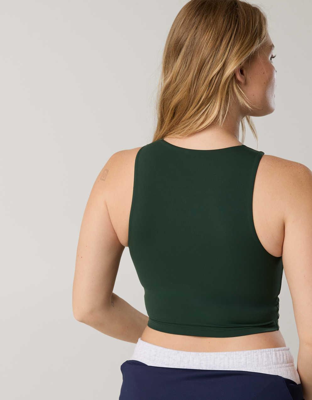 OFFLINE By Aerie Real Me XTRA High Neck Longline Sports Bra