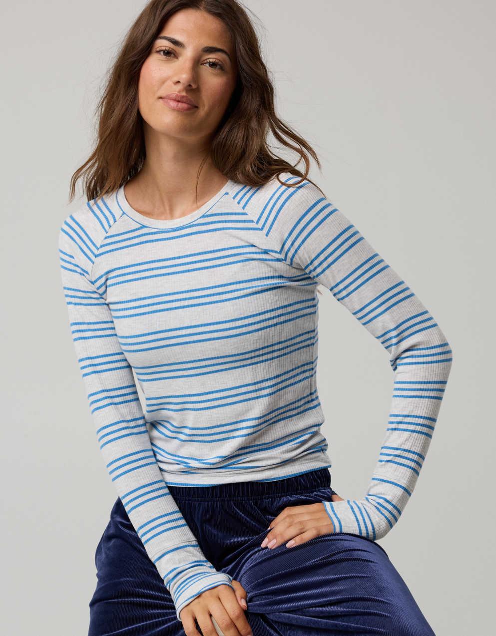 OFFLINE By Aerie Thumbs Up Fitted Ribbed T-Shirt