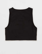 OFFLINE By Aerie Real Me XTRA Zipper Longline Sports Bra