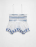 AE Handkerchief Hem Smocked Babydoll Tube Top