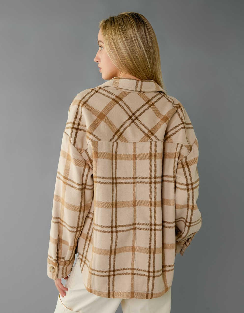 AE Plaid Shacket