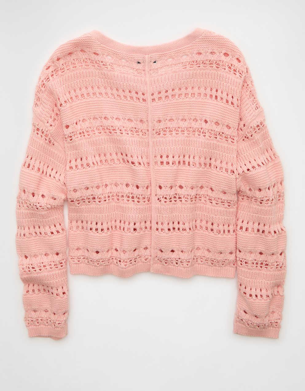 AE Open Stitch Cardigan