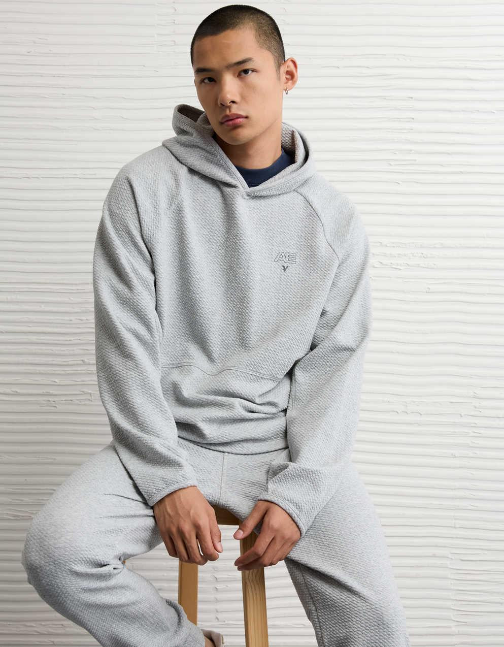AE 24/7 Textured Hoodie