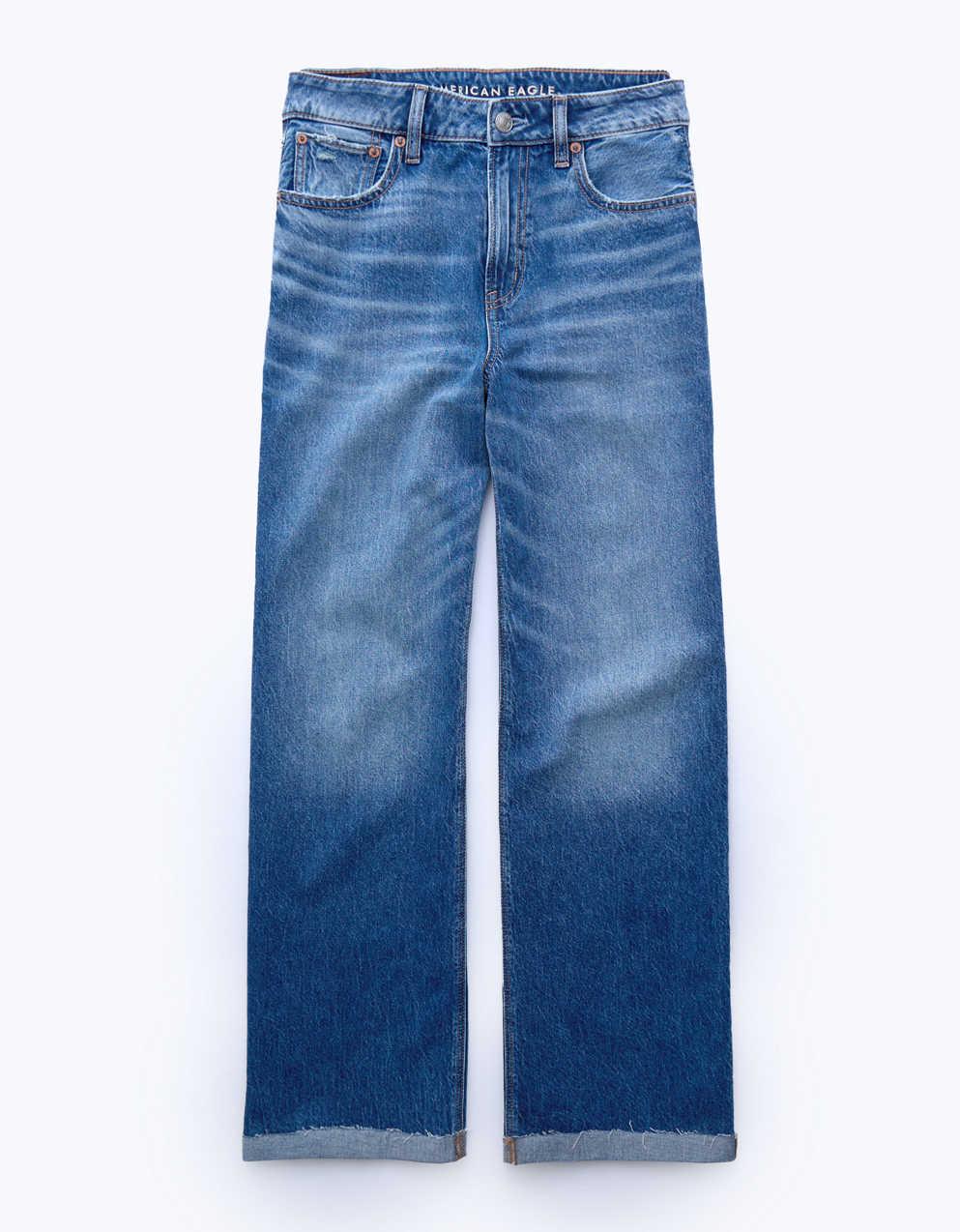 AE Dreamy Drape Super High-Waisted Baggy Wide-Leg Jean