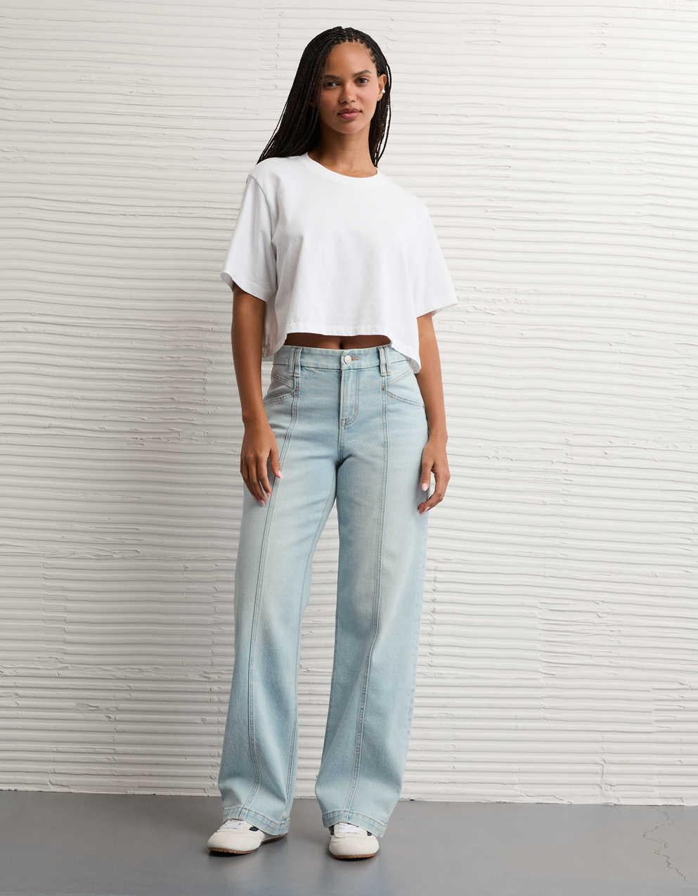 AE Curvy High-Waisted Stovepipe Jean