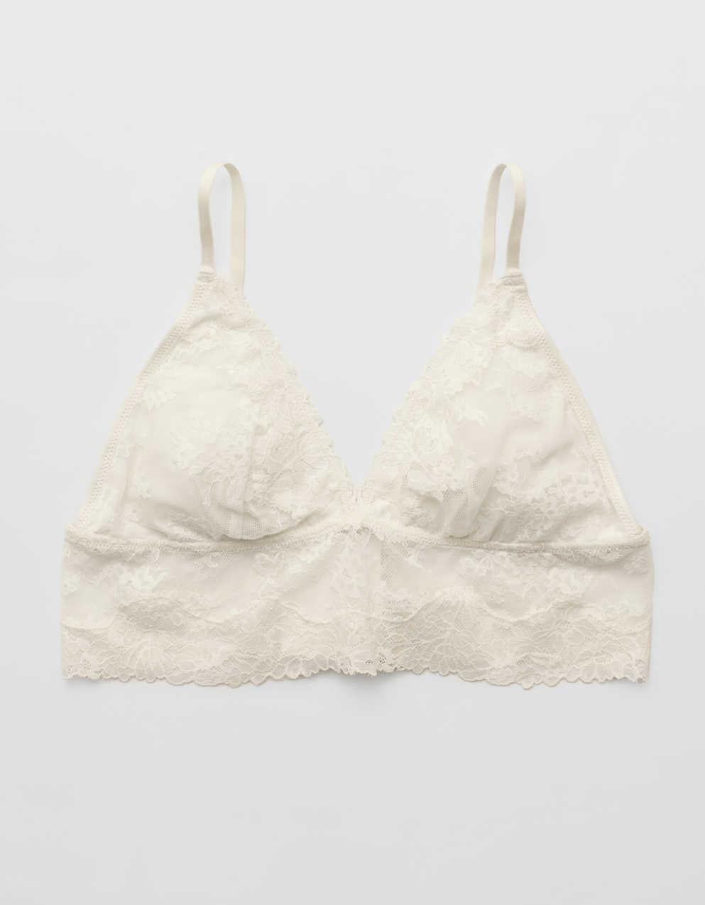 Show Off Midnight Romance Lace Padded Triangle Bralette