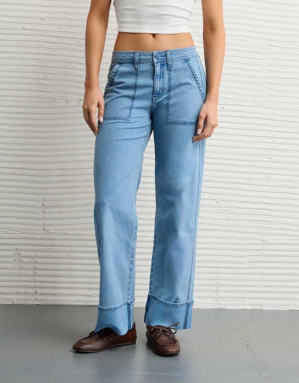 AE Stretch High-Waisted Utility Stovepipe Pant