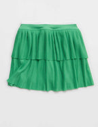 OFFLINE By Aerie Real Me Pleated Mesh Skort