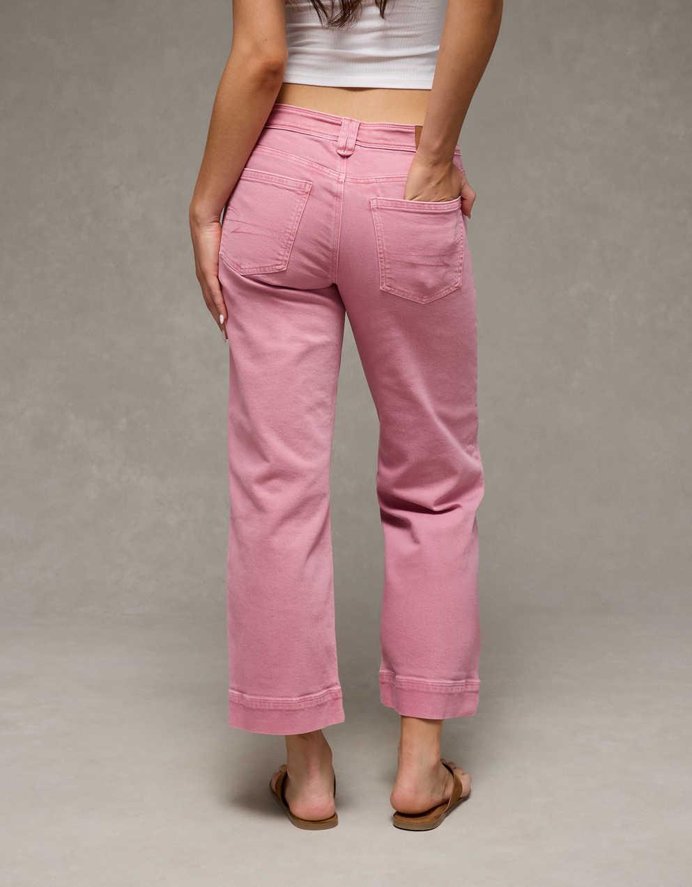 AE Stretch High-Waisted Stovepipe Crop Jean