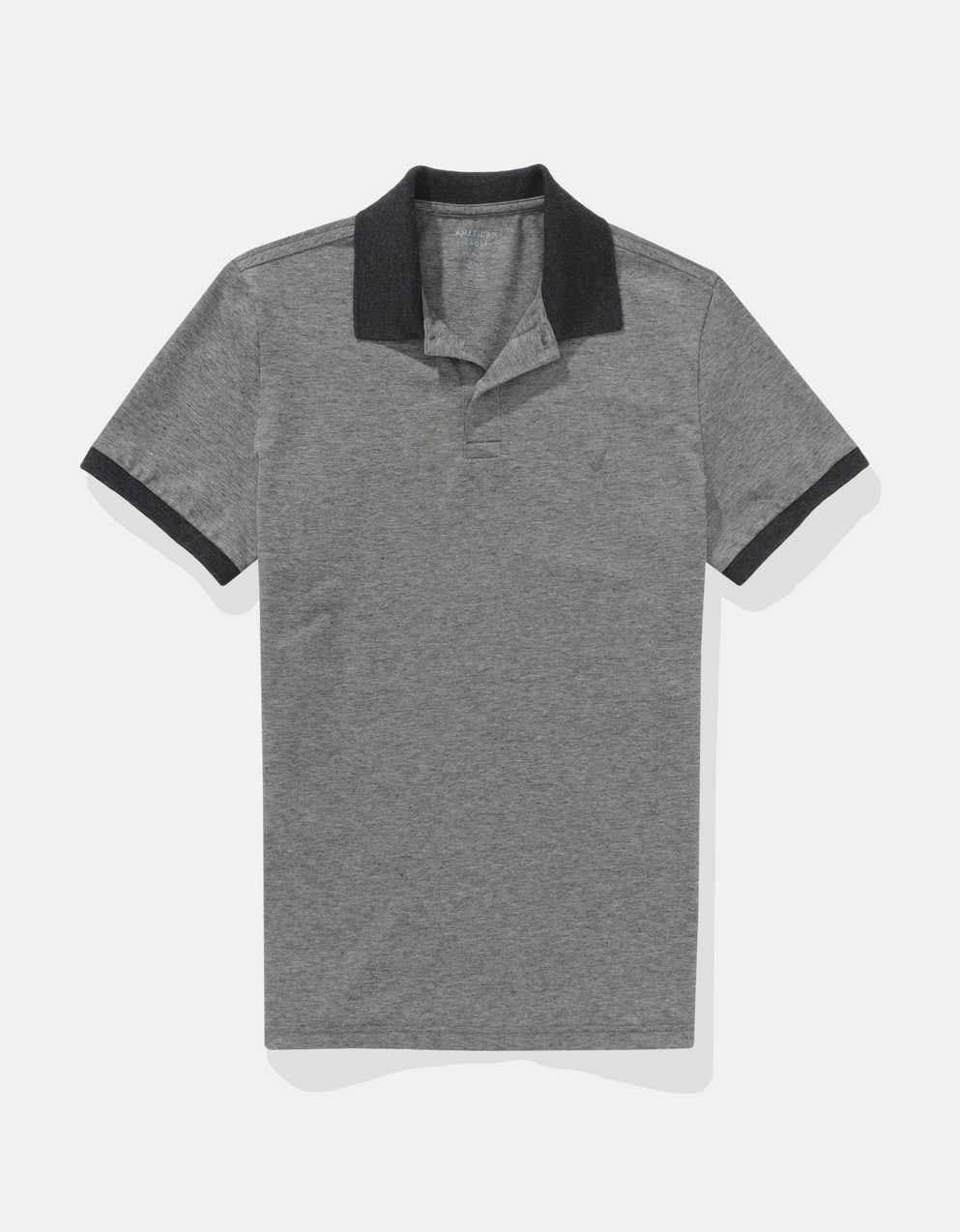 AE Lived-In Slim Fit Pique Polo Shirt