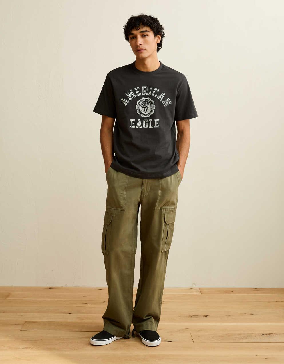 AE Standard Fit Graphic Logo T-Shirt