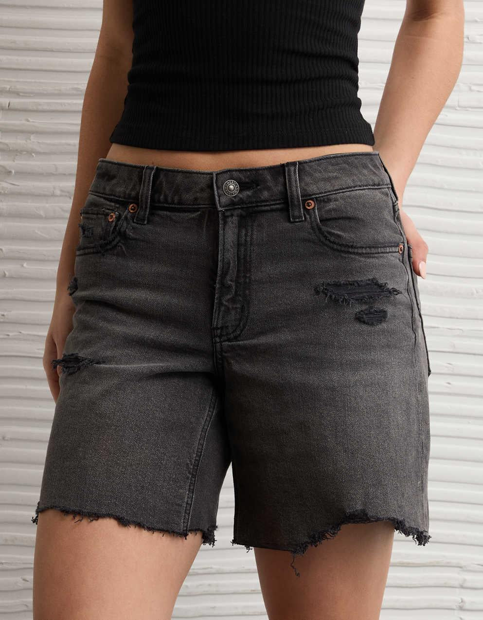AE Stretch Low-Rise Baggy 8" Jort