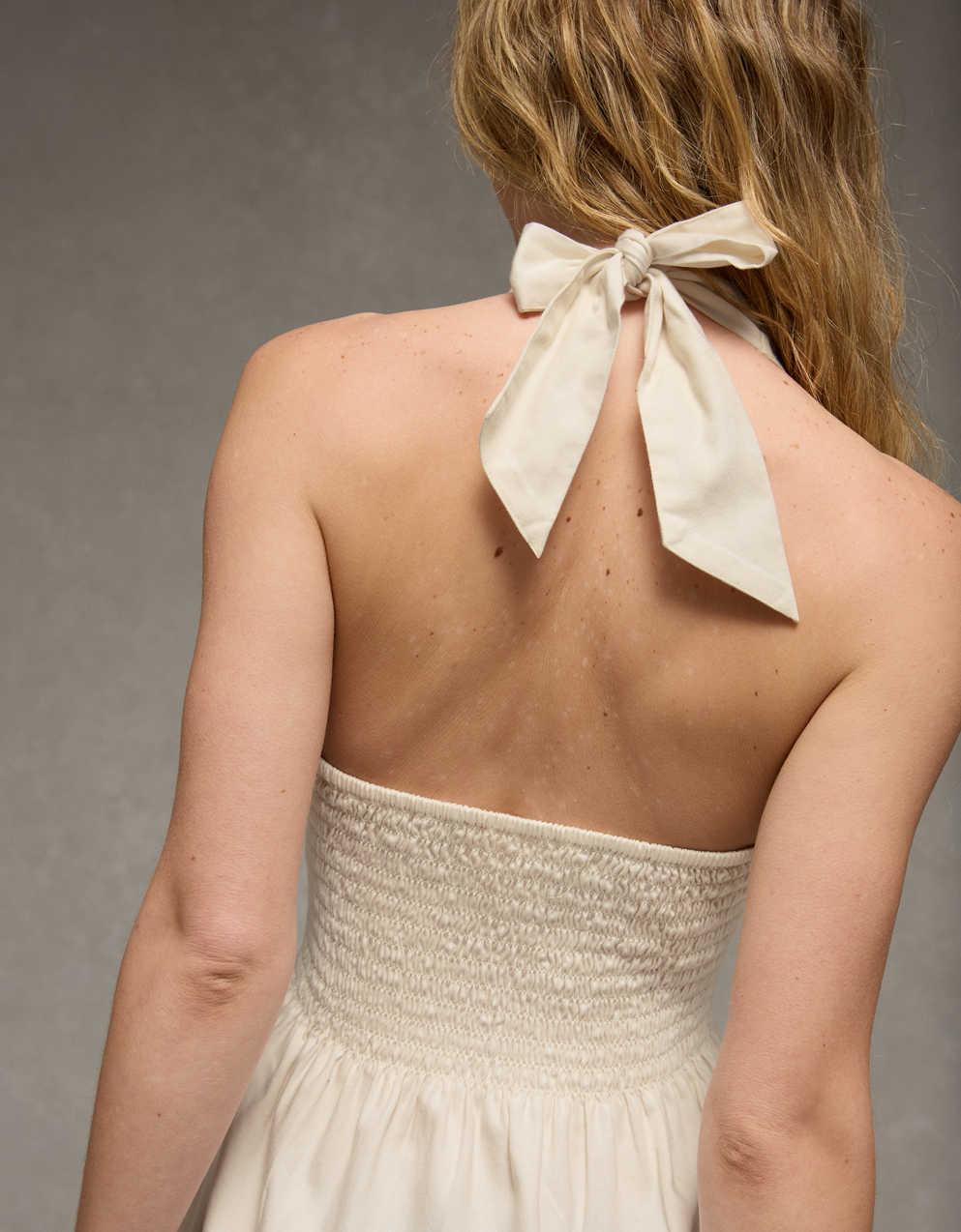AE Halter Keyhole Mini Dress