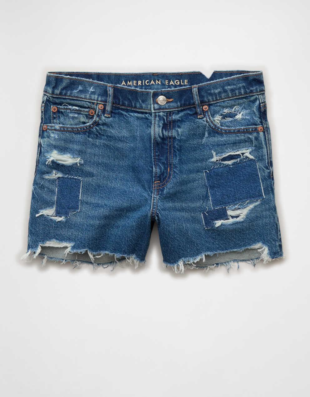 AE 3" Strigid Super High-Waisted Relaxed Denim Short