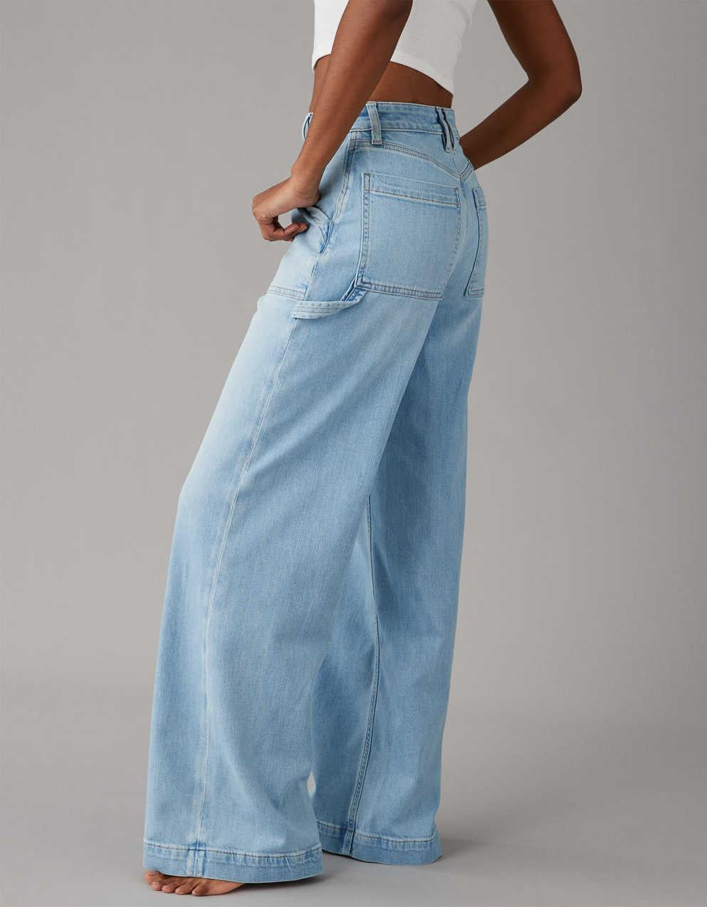 AE Super High-Waisted Baggy Wide-Leg Jean
