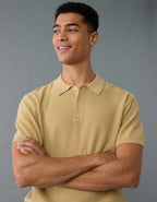 AE Weekend Washed Sweater Polo Shirt