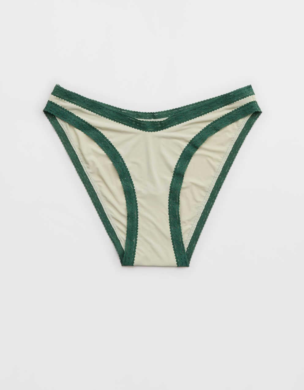 SMOOTHEZ Microfiber Lace Bikini Underwear