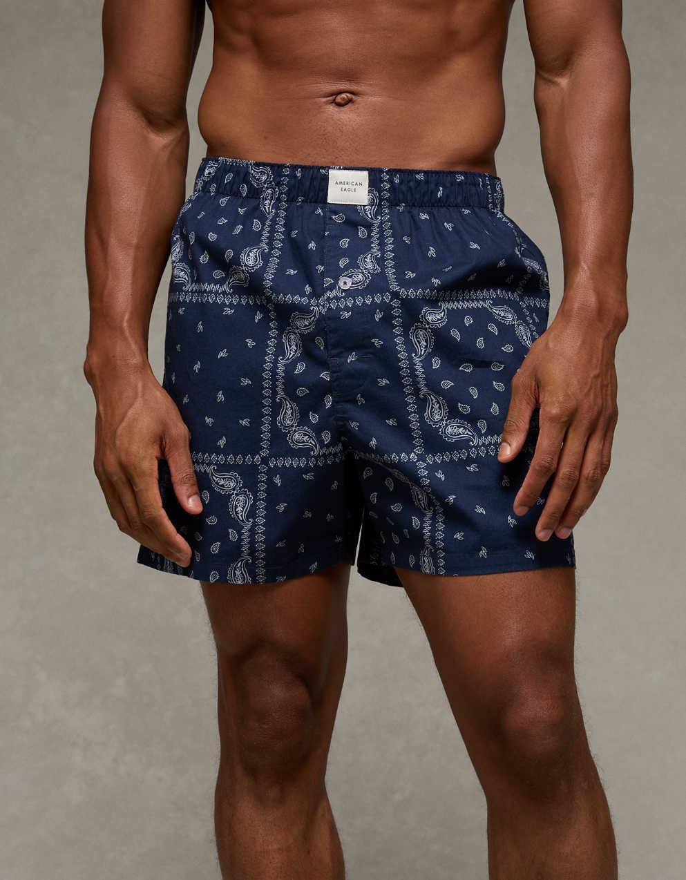 AEO Men's Paisley Stretch Boxer Short