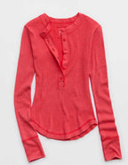 Aerie Henley Essential Layering T-Shirt