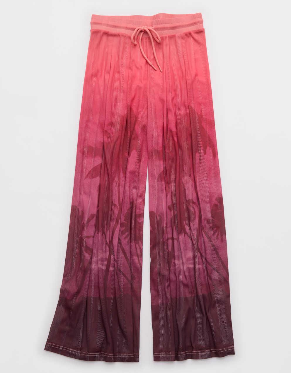 OFFLINE By Aerie Mesh Super Wide Leg Pant