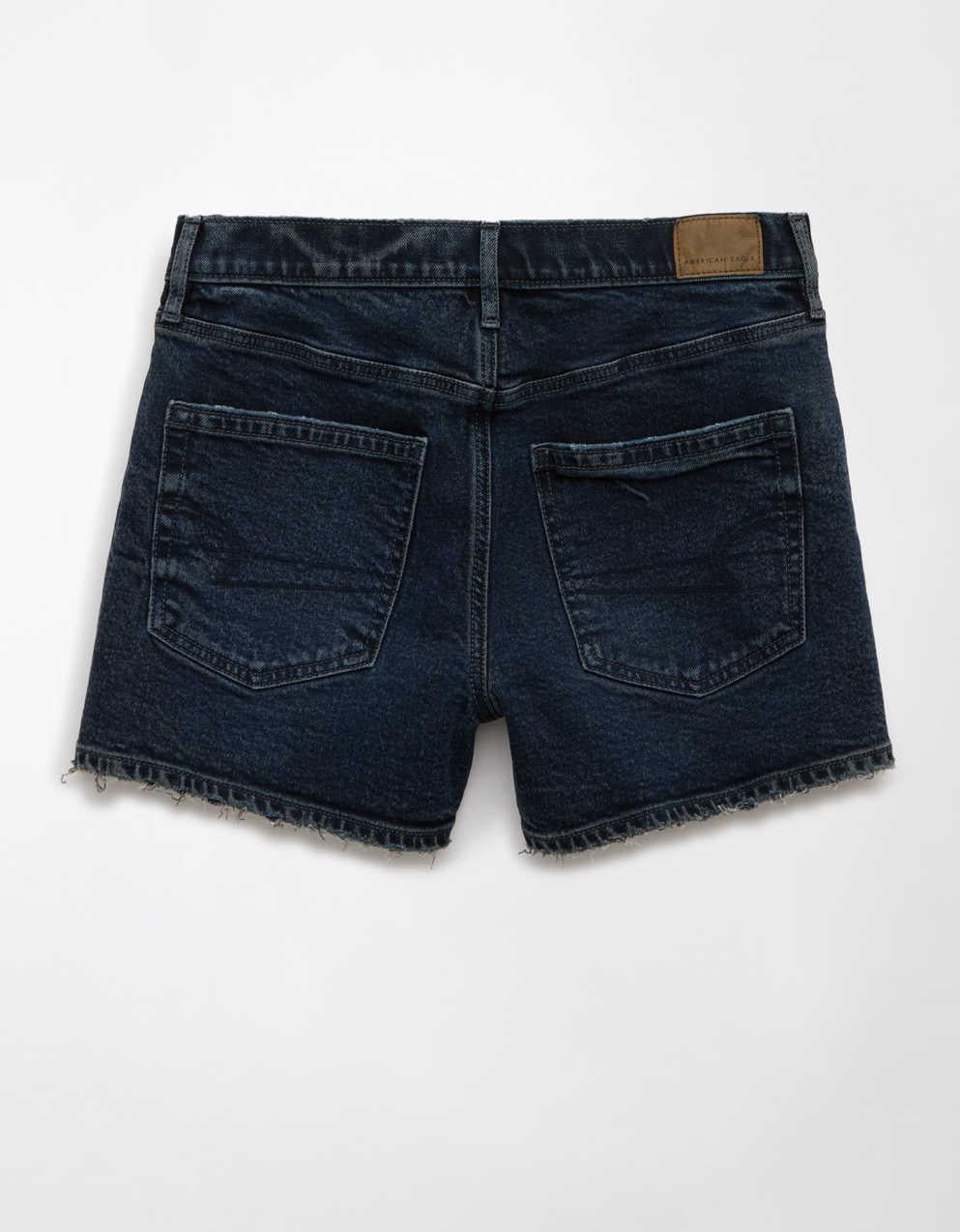 AE Strigid Super High-Waisted Relaxed Denim Short