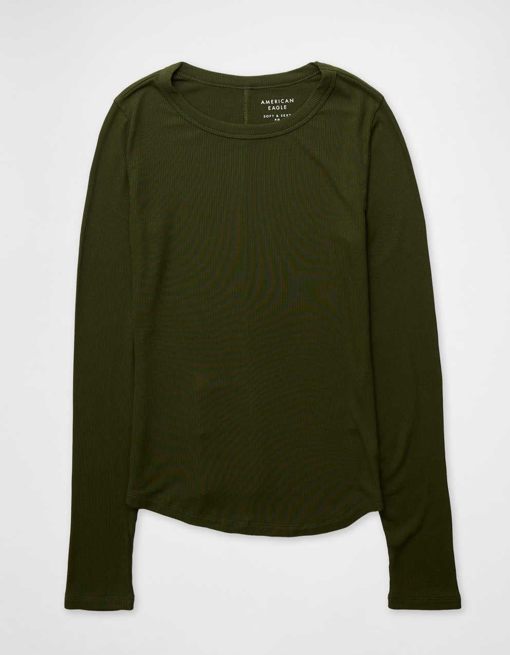 AE Soft & Sexy Relaxed Fit Long-Sleeve T-Shirt