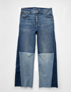 AE Stretch Super High-Waisted Baggy Wide-Leg Jean