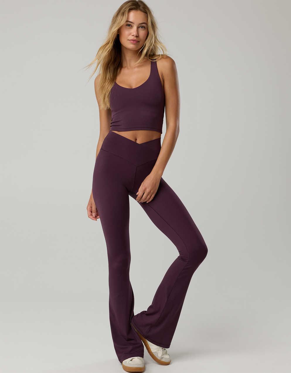 OFFLINE By Aerie Real Me High Waisted Crossover Flare Legging
