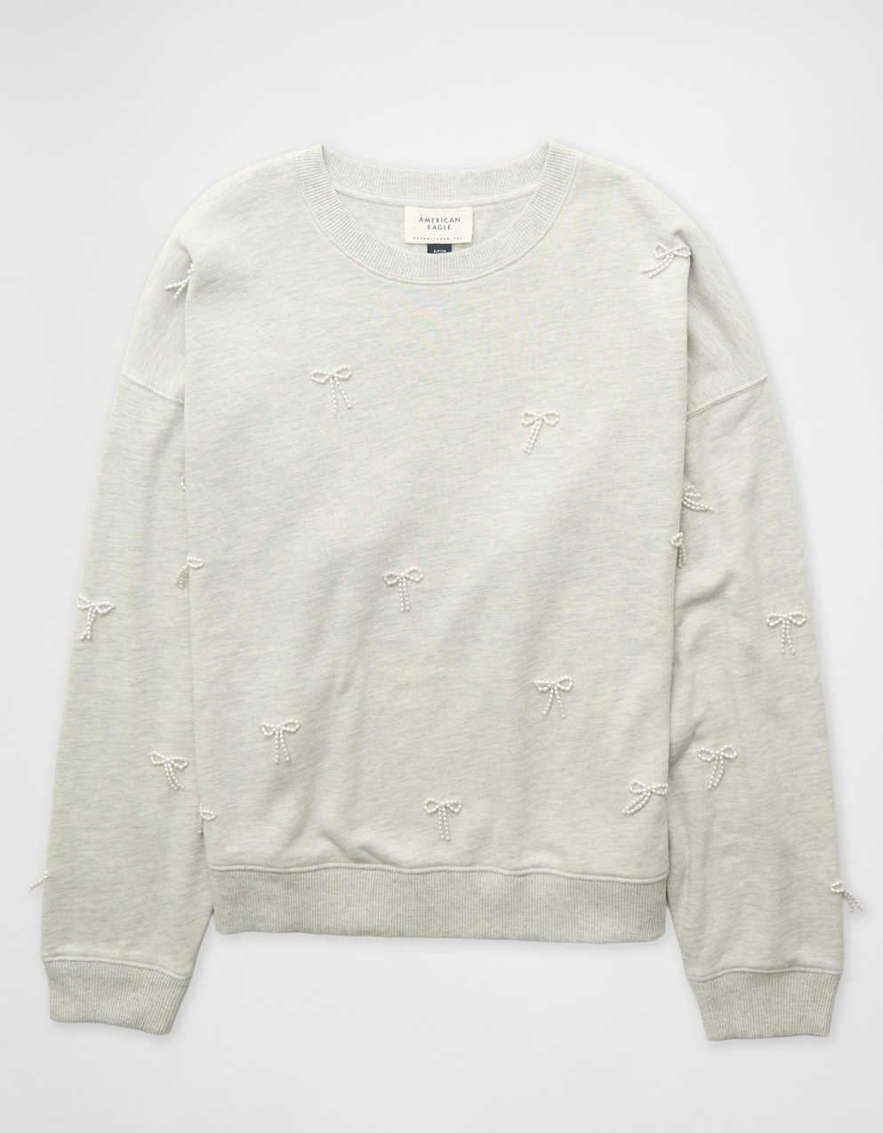 AE Embellished Bow Sweatshirt