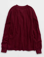 Aerie Sherpa Henley Sweatshirt