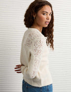AE Knit Lace Cardigan
