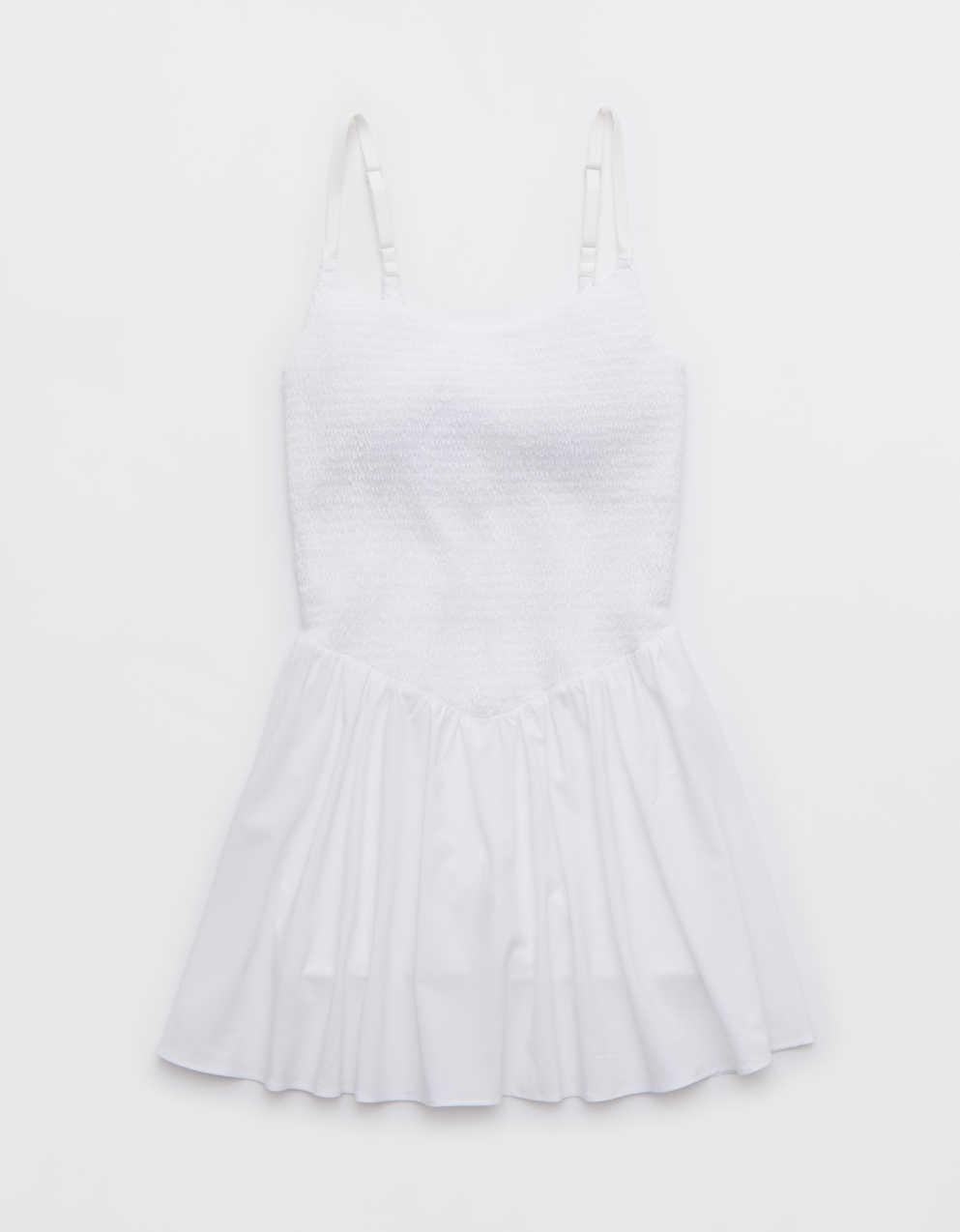 OFFLINE By Aerie Real Me Smocked Flowy Dress