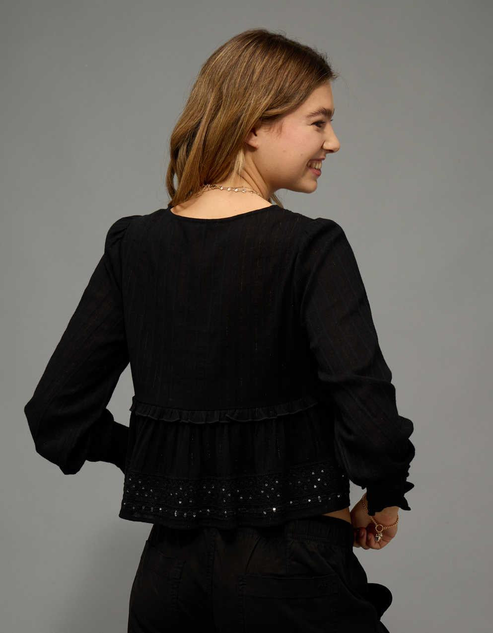 AE Ruffle Blouse