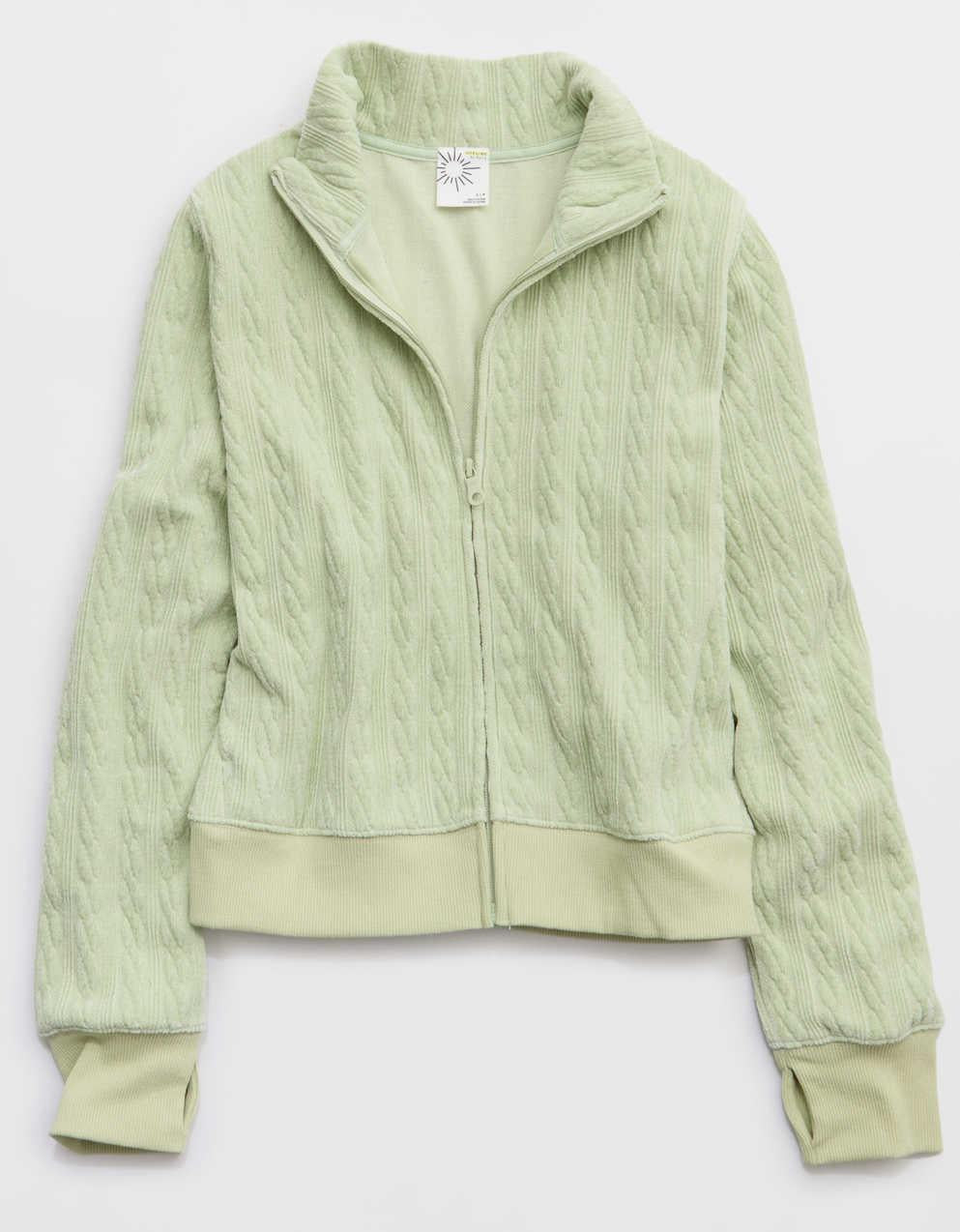 OFFLINE By Aerie Cable Lounge Full Zip