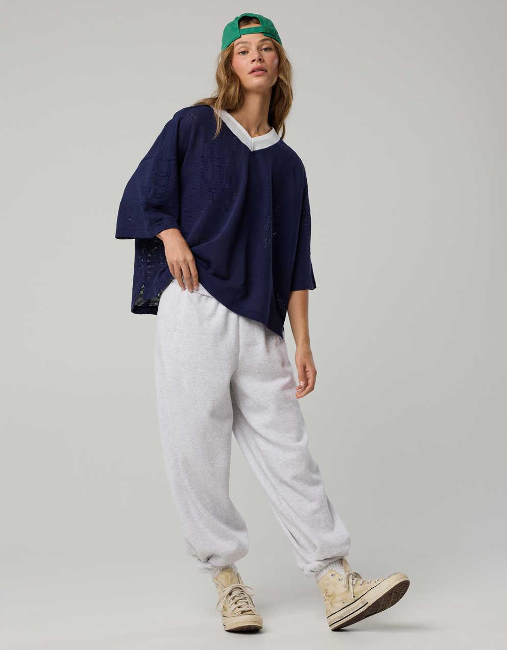 OFFLINE By Aerie Mesh Jersey Short Sleeve T-Shirt