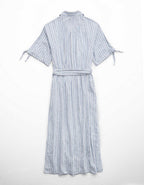 AE Linen-Blend Shirt Dress