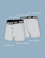AEO Men's Pride Poplin Pocket Boxer Short