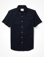 AE Oxford Short-Sleeve Button-Up Shirt