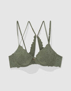 Show Off Rosey Lace Demi Push Up Bra